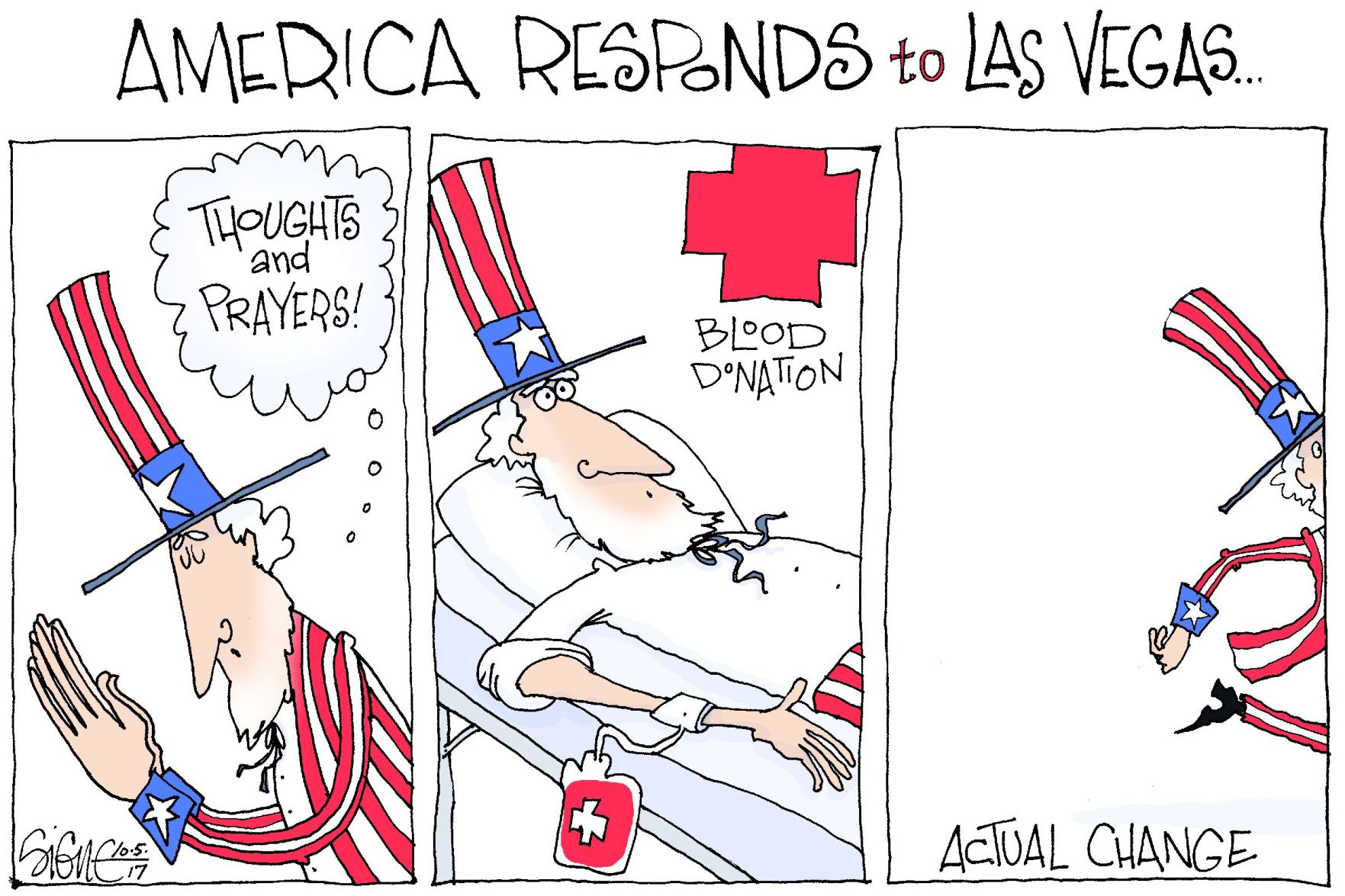 Signe Wilkinson editorial cartoon